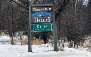 Dallas Wisconsin Welcome Sign | Mosaic Technolgies