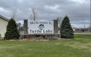 Turtle Lake Wisconsin Welcome Sign | Mosaic Technolgies
