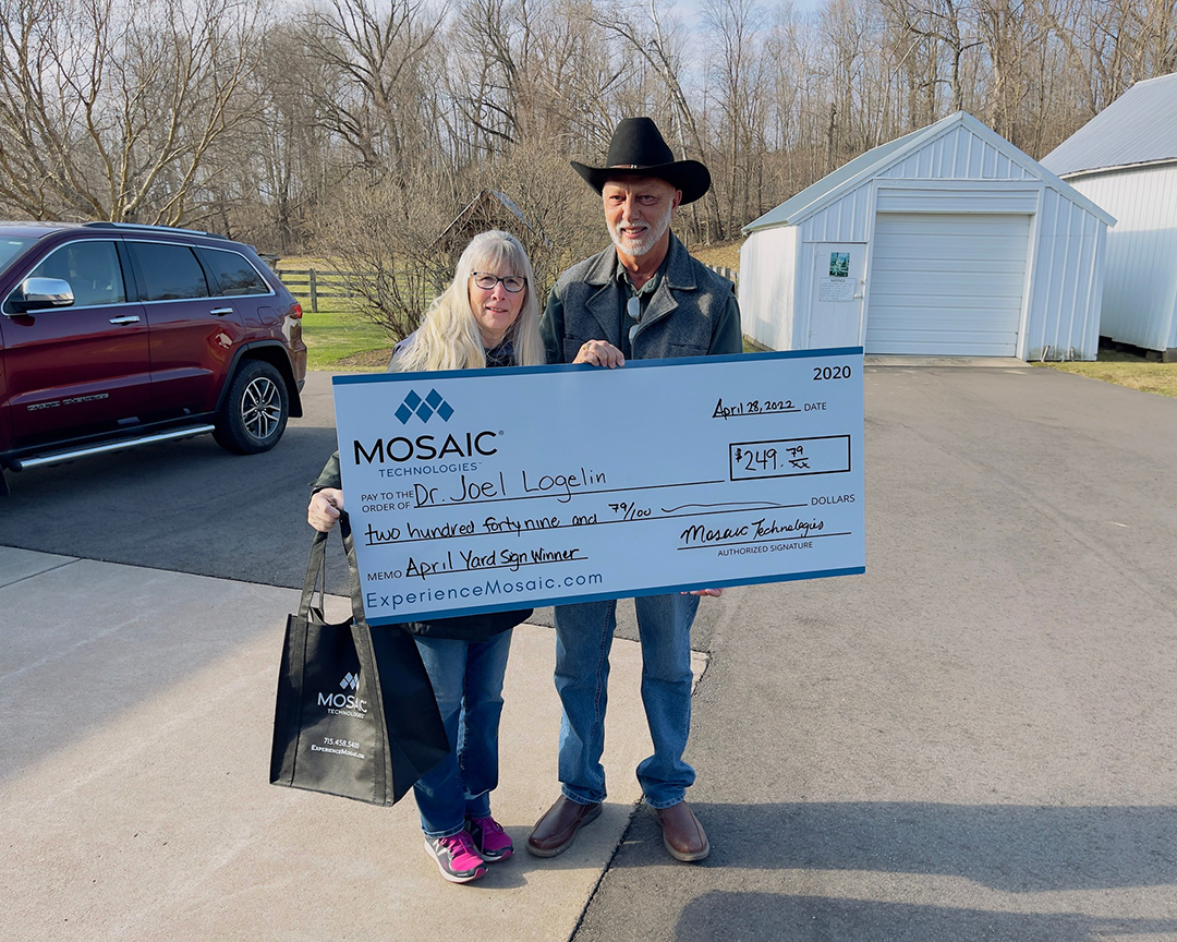 April 2022 Yard Sign Winners - Save Money on Your Monthly Bill | Mosaic Technolgies