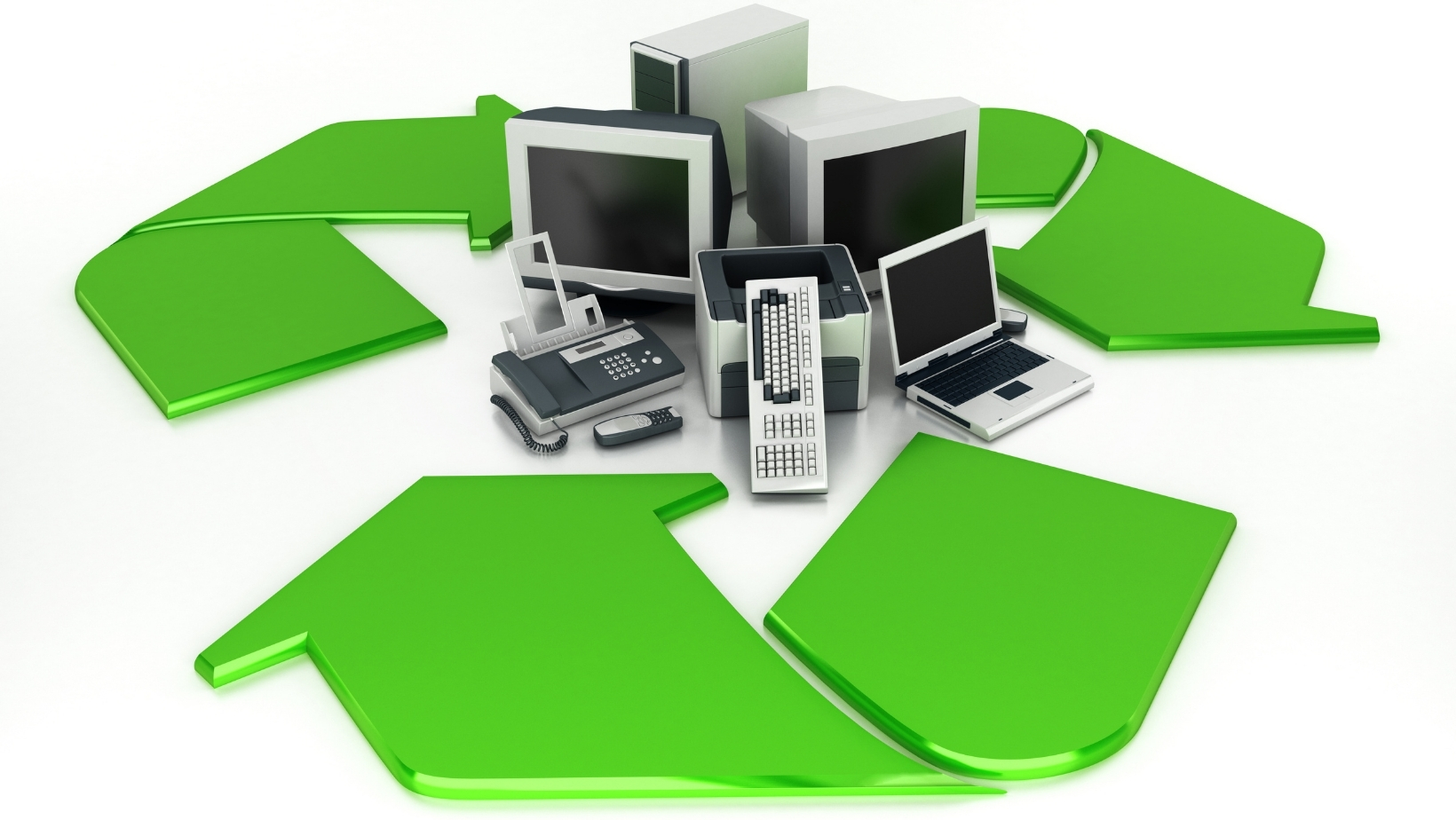 Electronic recycling - safely throw away electronic devices