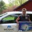 First Fiber Internet Customer in Sarona Wisconsin | Mosaic Technolgies